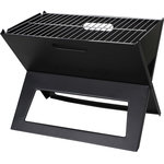 SUNNYDAYS Barbecue à charbon pliable - L. 44,5 x l. 30,5 cm - Noir