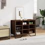 Voir la diapositive 3 : VIDAXL Armoire à chaussures chêne marron 90x38x61,5 cm bois ingénierie