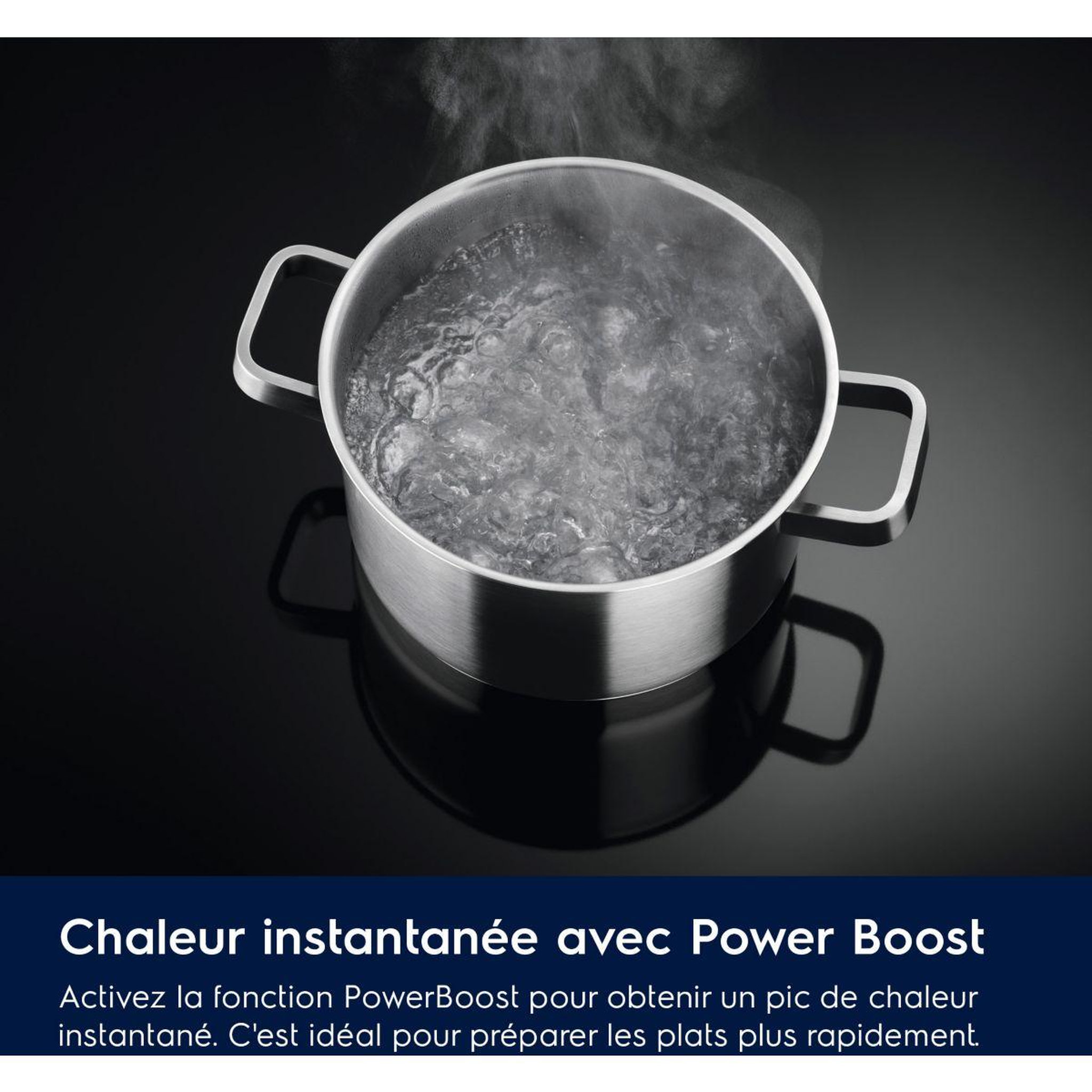 Voir la diapositive 3 : ELECTROLUX Plaque induction BIT60336BK - 3 foyers et Connexion hotte Hob2Hood