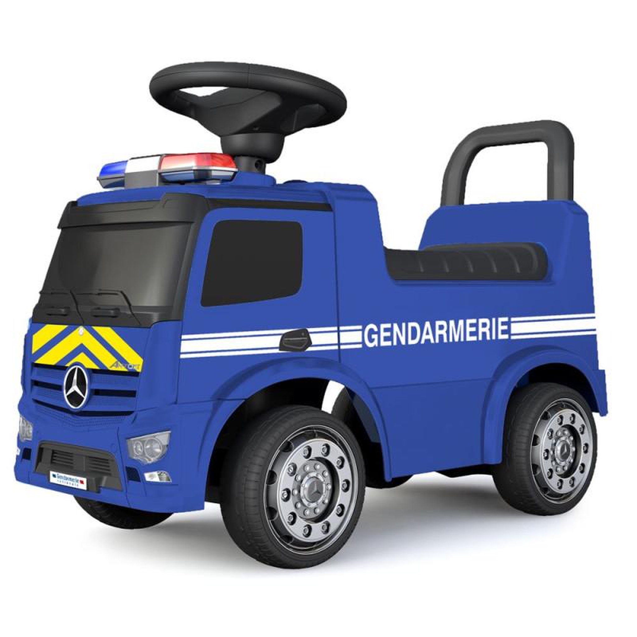 TURBO CHALLENGE Trotteur Turbo Challenge Mercedes Antos Gendarmerie Bleu