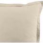 Voir la diapositive 2 : Home collection Paire de taies d'oreiller 100% coton 57fils