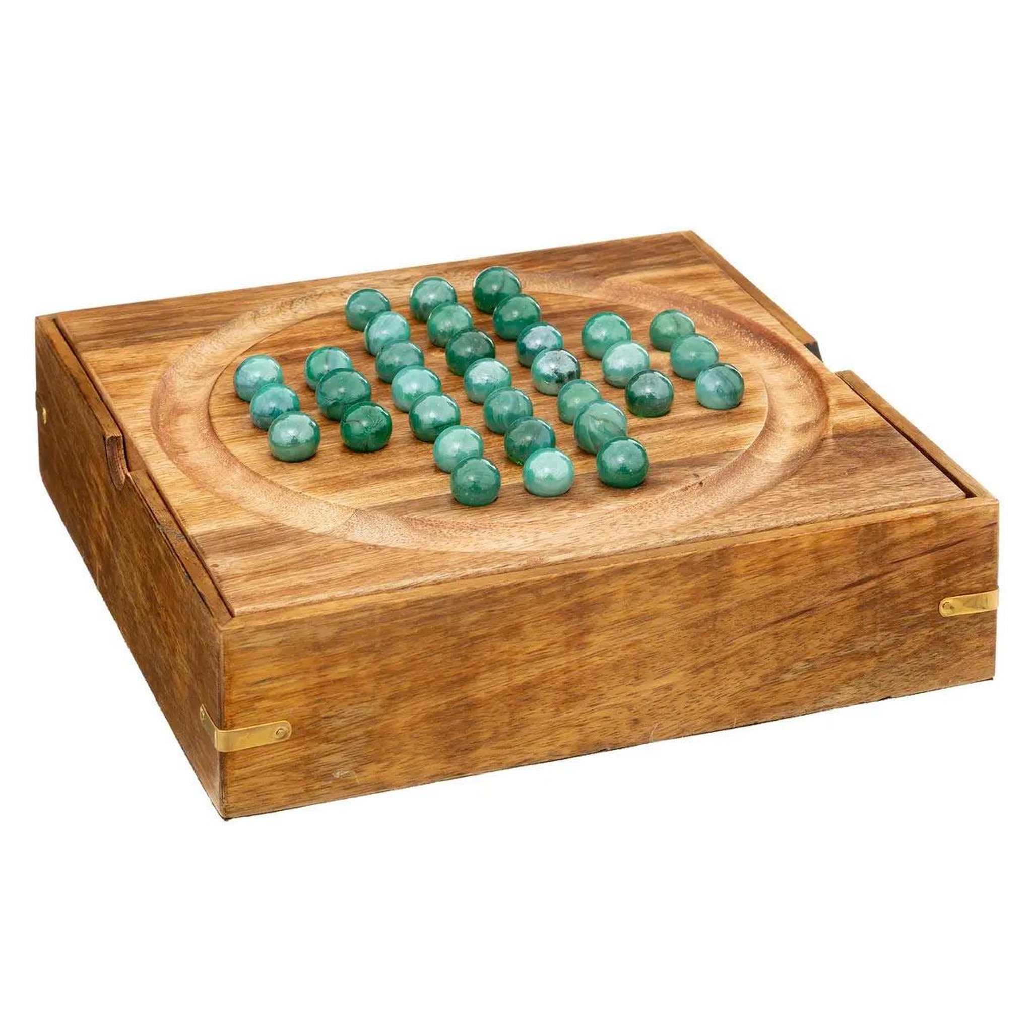 Voir la diapositive 3 : ATMOSPHERA Plateau multi-jeux en bois déco  ines  23cm marron