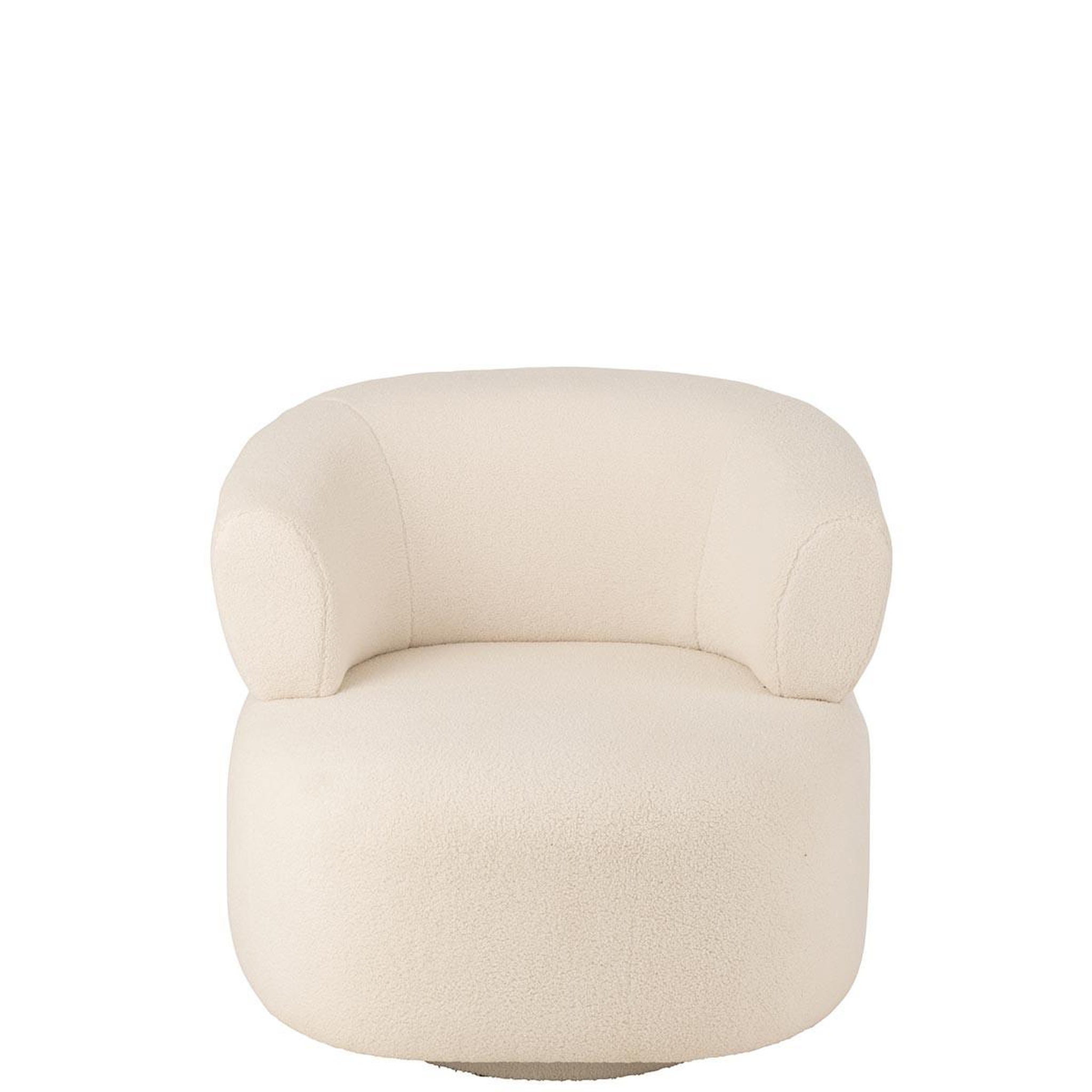Voir la diapositive 2 : J-LINE Fauteuil lounge design  universe  83cm blanc