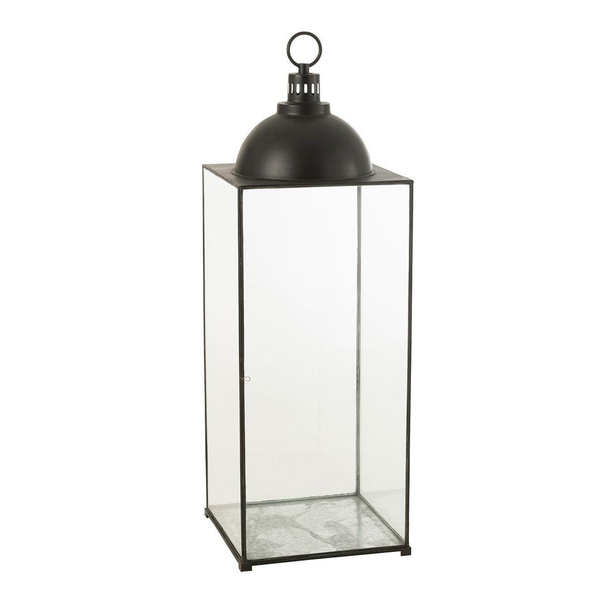 J-LINE Lanterne Design en Verre  Hagrid  121cm Noir