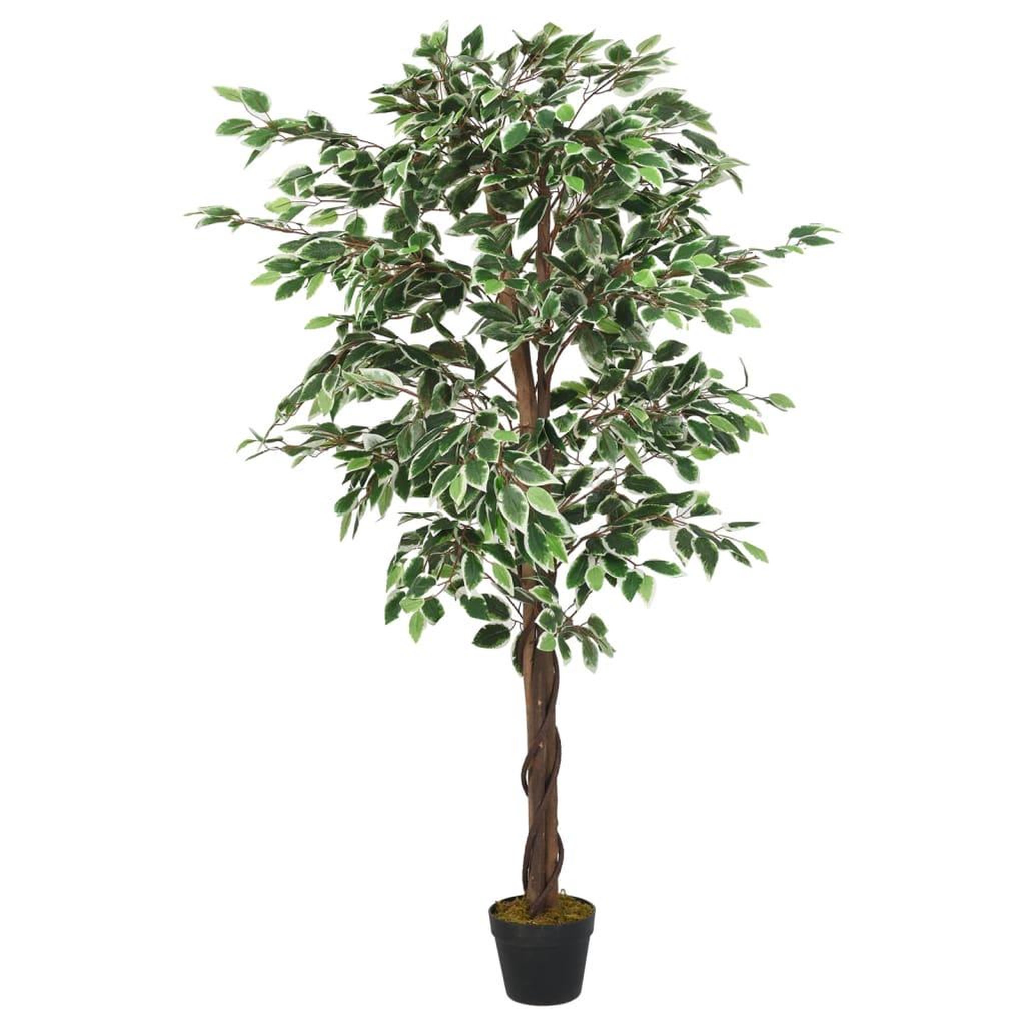 Voir la diapositive 2 : VIDAXL Ficus artificiel 630 feuilles 120 cm vert