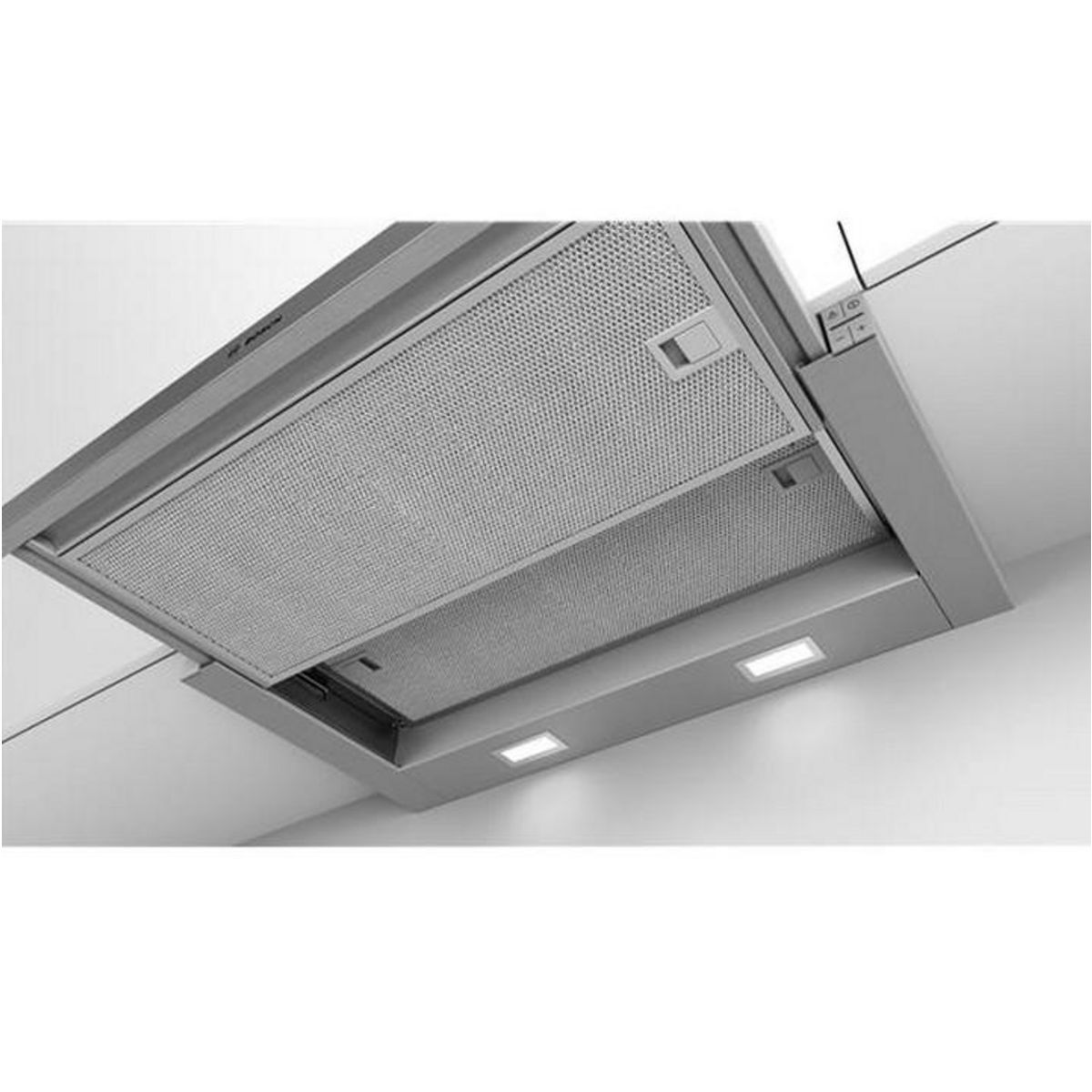 BOSCH Hotte télescopique 60cm 405m³/h silver - dfm064a53