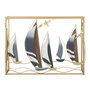 Voir la diapositive 2 : Paris Prix Console Design en Métal  Voiles  108cm Multicolore