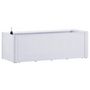 Voir la diapositive 2 : VIDAXL Lit sureleve de jardin et systeme d'arrosage Blanc 100x43x33 cm