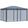 Voir la diapositive 4 : VIDAXL Tonnelle avec moustiquaire 3x4 m Anthracite Acier