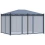 Voir la diapositive 4 : VIDAXL Tonnelle avec moustiquaire 3x4 m Anthracite Acier