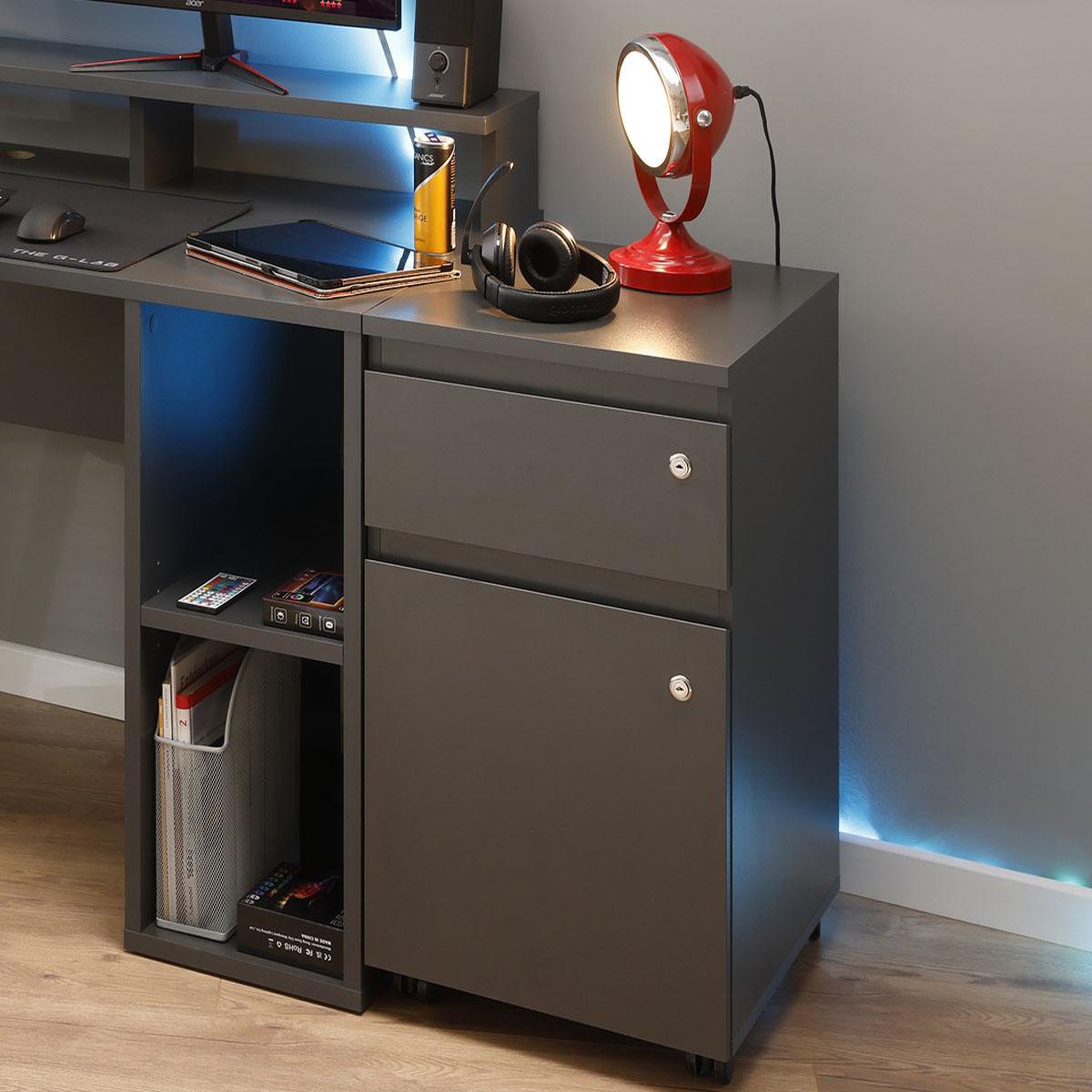 Voir la diapositive 5 : INTERLINK Caisson à roulettes File Guard