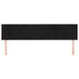 Voir la diapositive 3 : VIDAXL Tetes de lit 2 pcs Noir 100x5x78/88 cm Velours