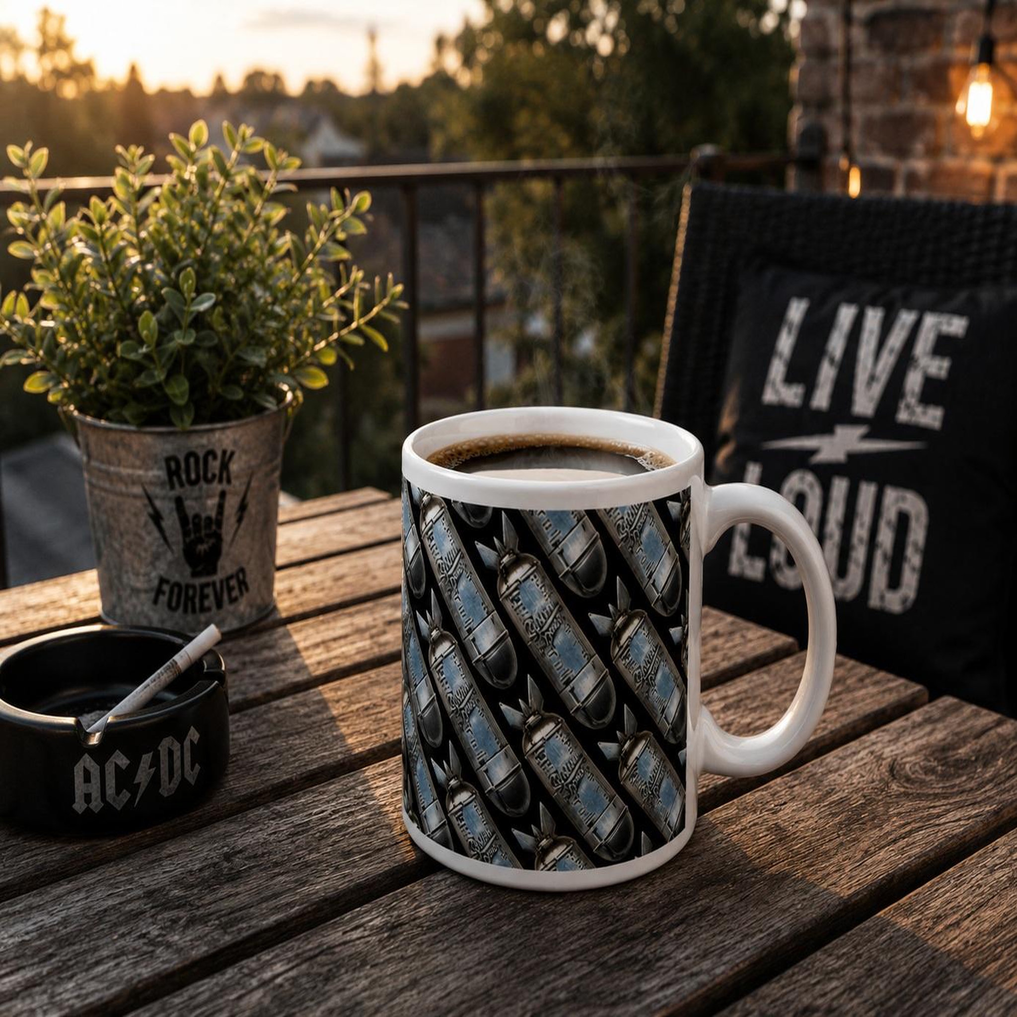 Voir la diapositive 5 : Eden Mug system of a down 300 ml en céramique