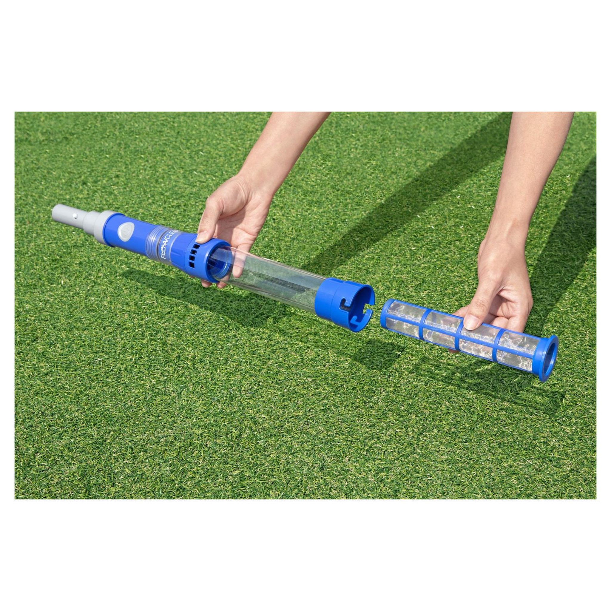 Voir la diapositive 4 : BESTWAY Aspirateur pour piscine rechargeable AQUASURGE