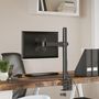 Voir la diapositive 4 : VIDAXL Support de moniteur noir acier VESA 75 100 mm