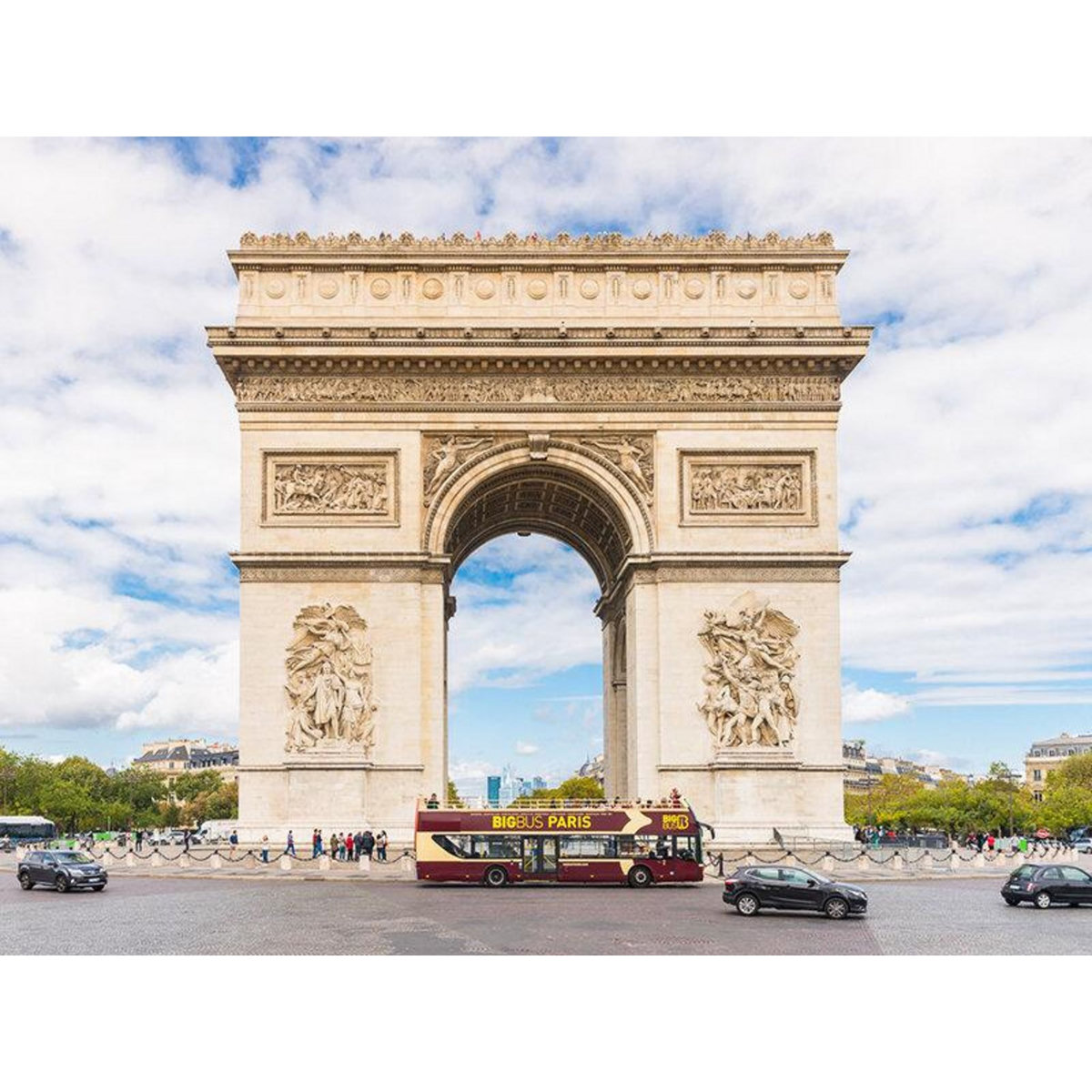 Smartbox Visite de Paris pour 2 à bord d'un bus Hop On, Hop Off à impériale - Coffret Cadeau Sport & Aventure