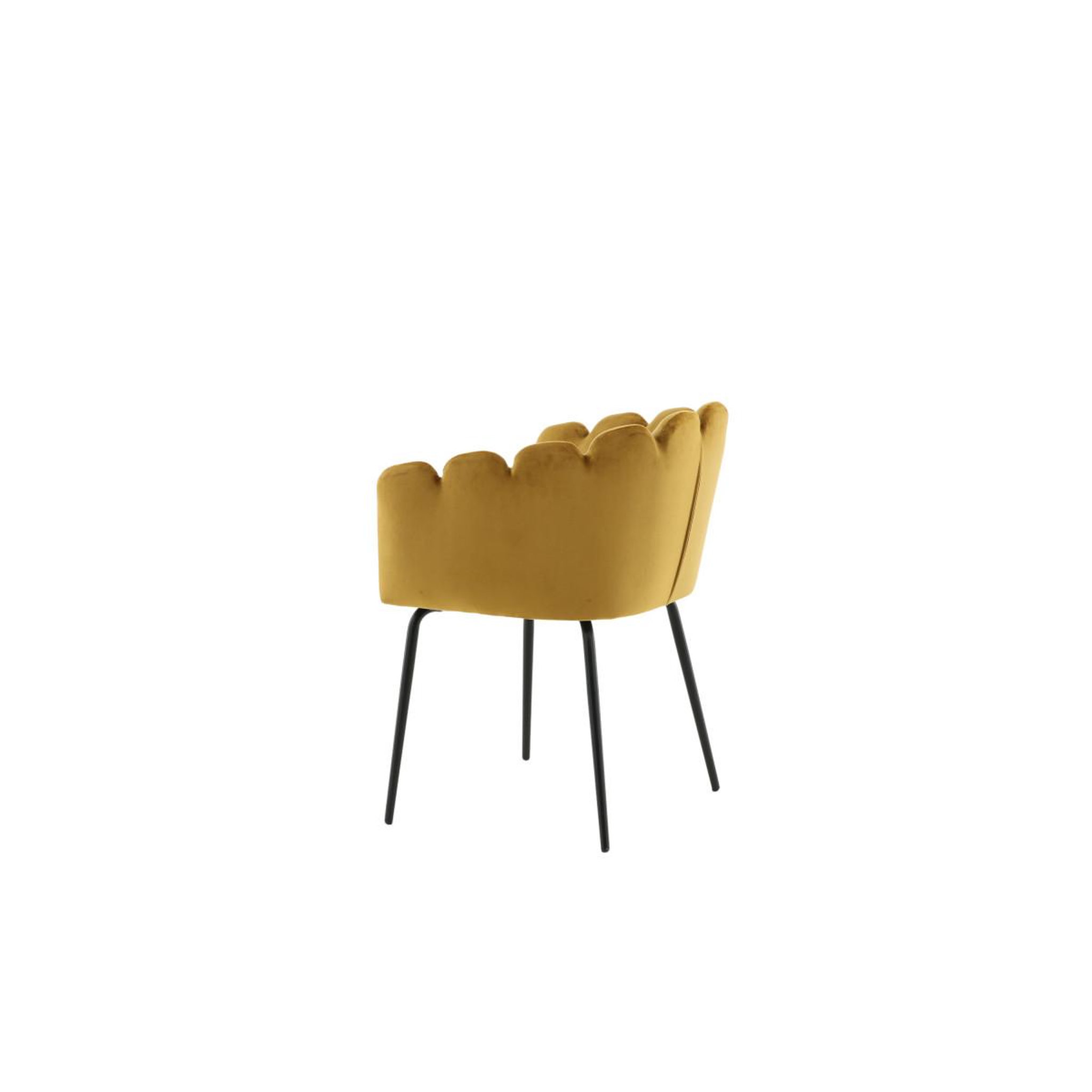 Voir la diapositive 6 : Paris Prix Chaise en velours  limhamn  76cm jaune