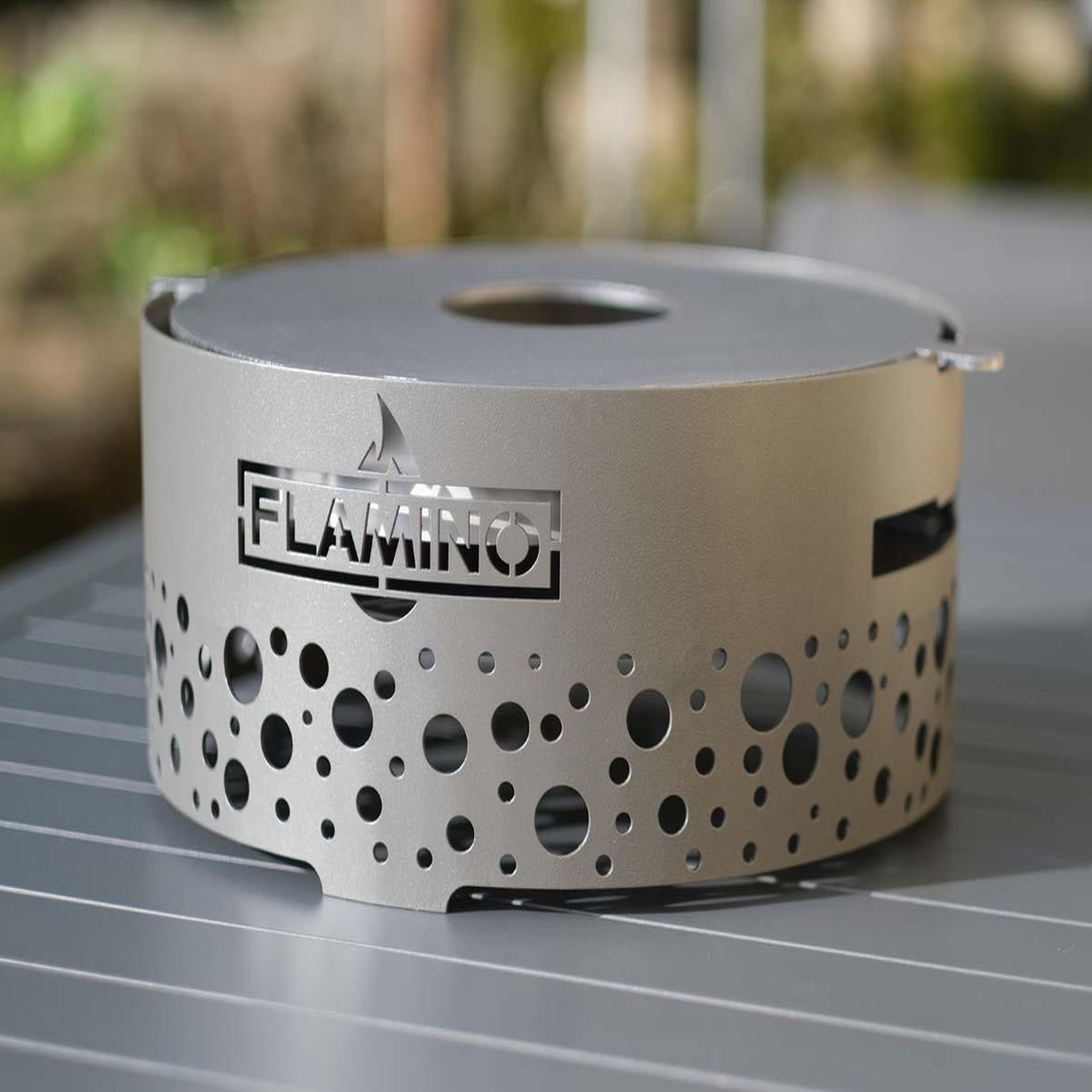 Voir la diapositive 1 : FLAMINO Le petit brasero de table BRASICHIC - FLAMINO