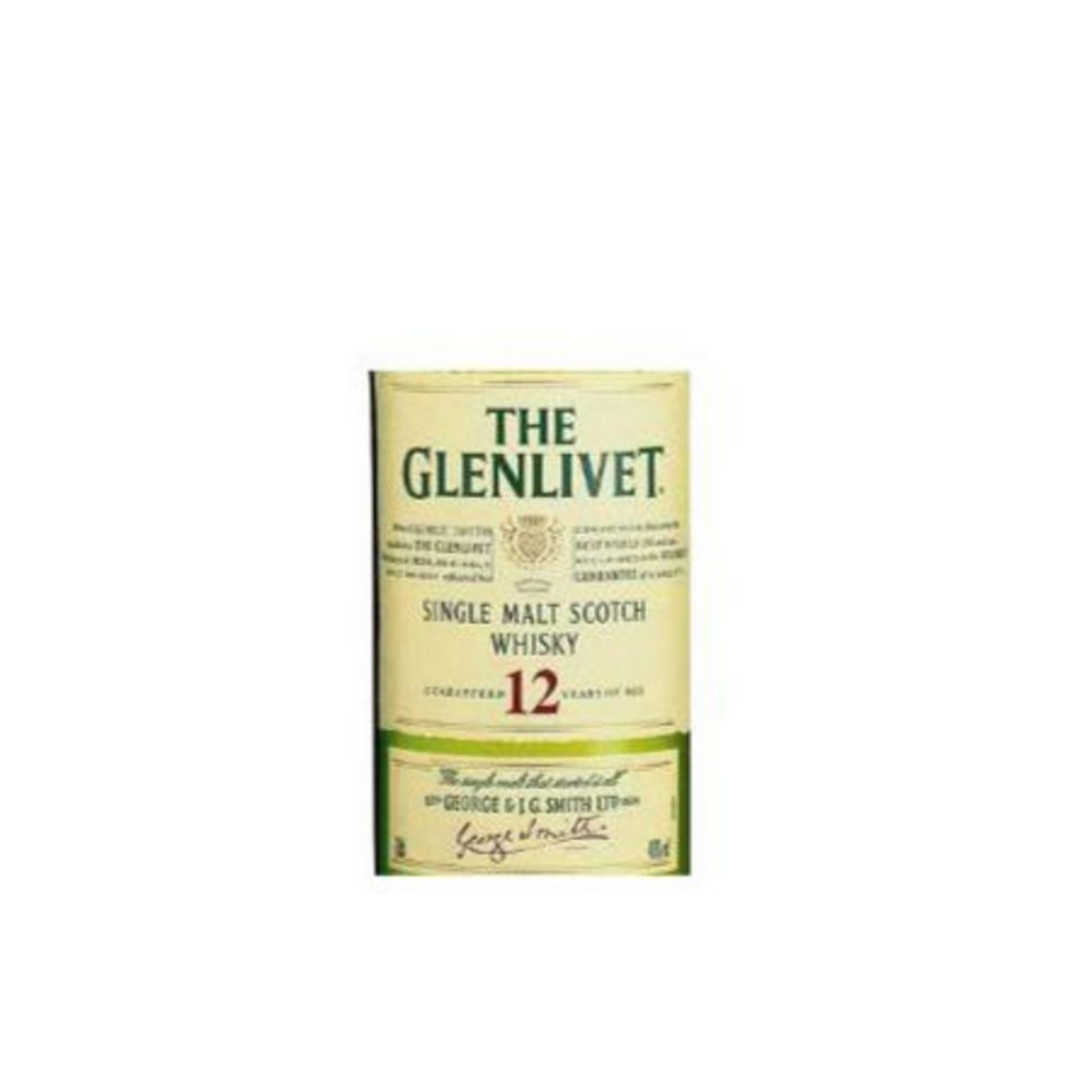 The Glenlivet 12 ans Single Malt Scotch Whisky 40% Coffret 2 verres