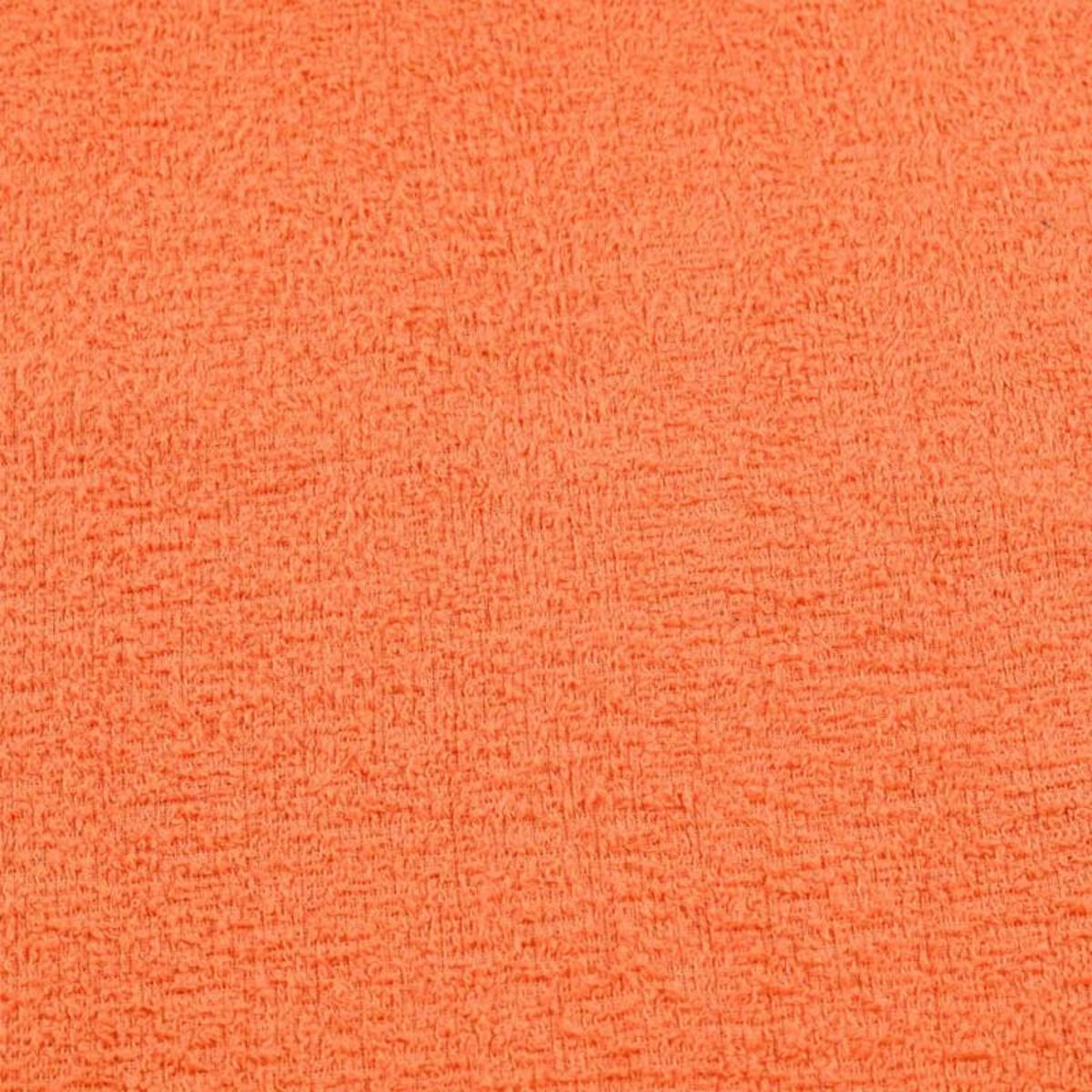 VIDAXL Serviettes de sauna 2 pcs orange 80x200 cm 360 g m² 100% coton