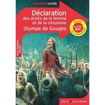 DECLARATION DES DROITS DE LA FEMME ET DE LA CITOYENNE, Gouges Olympe de