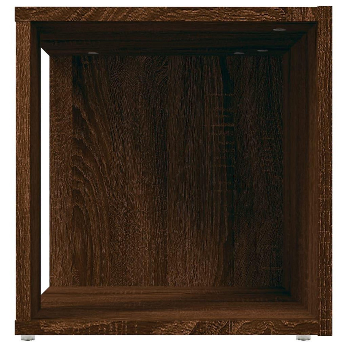 VIDAXL Table d'appoint Chene marron 33x33x34,5 cm Bois d'ingenierie