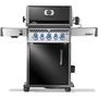 Voir la diapositive 3 : NAPOLEON Barbecue gaz Rogue RPS425RSIBPK2FRR noir 5 bruleurs sur chariot,  60x45 cm bruleurs latéral et arrière infrarouge