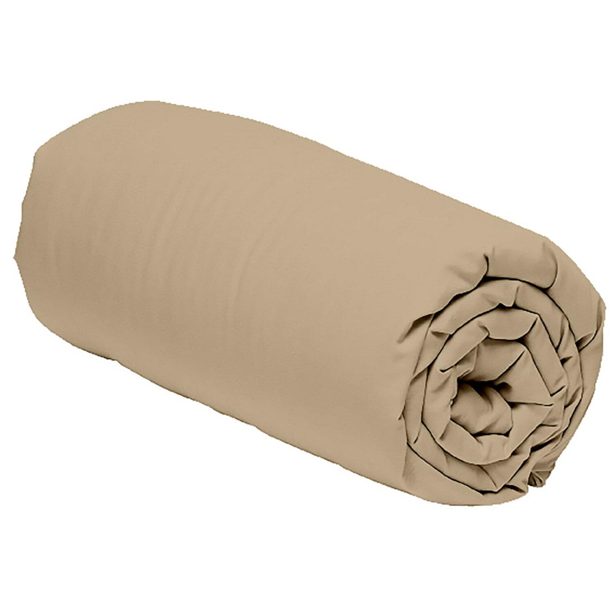 Voir la diapositive 2 : Home collection Drap housse 100% percale de coton 80 fils/cm2-bonnet 30cm-uni