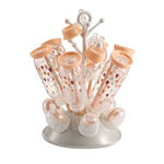 BEABA Egoutte-biberons et accessoires arbre pour 6 biberons - Rose