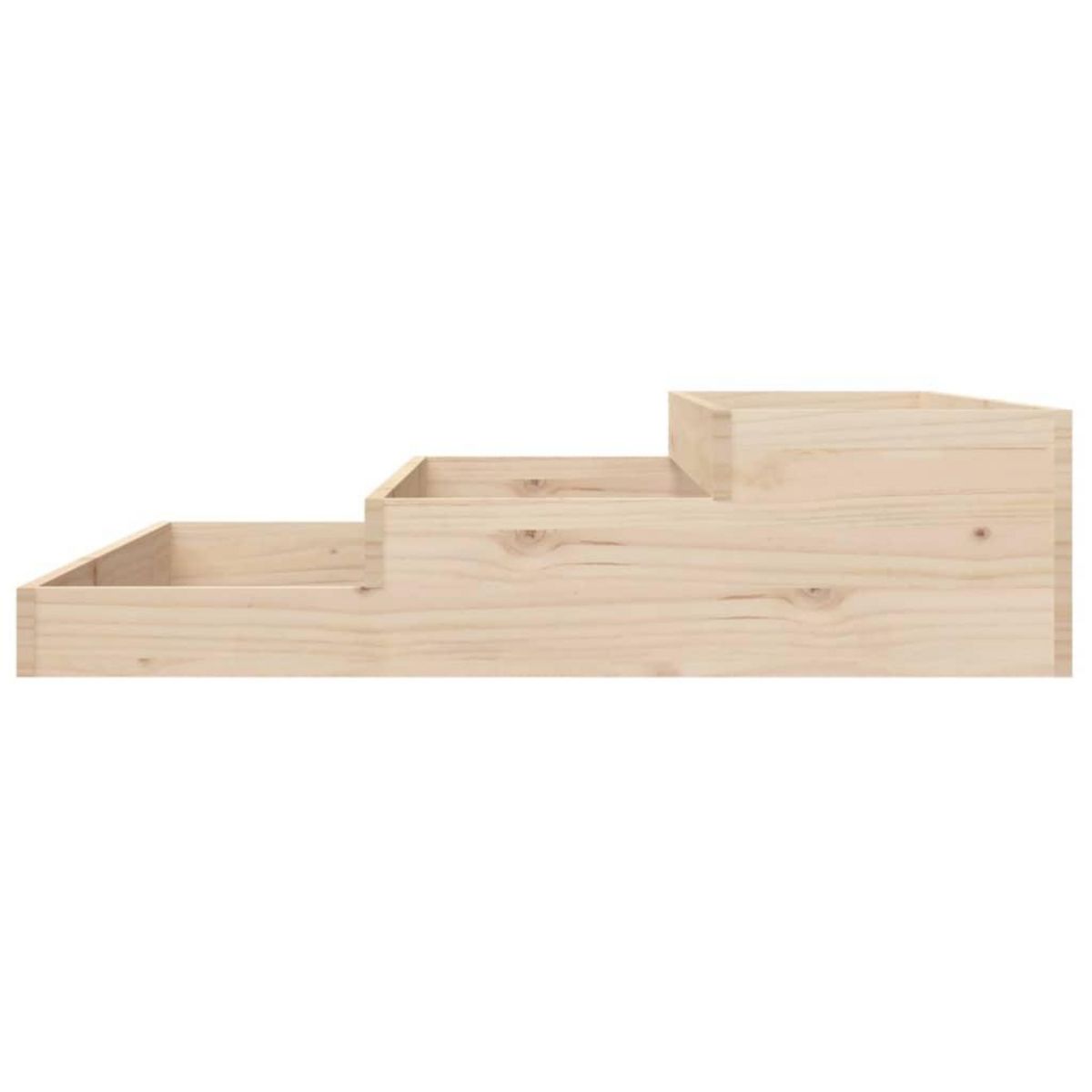 VIDAXL Jardiniere 107x107x27 cm Bois massif de pin