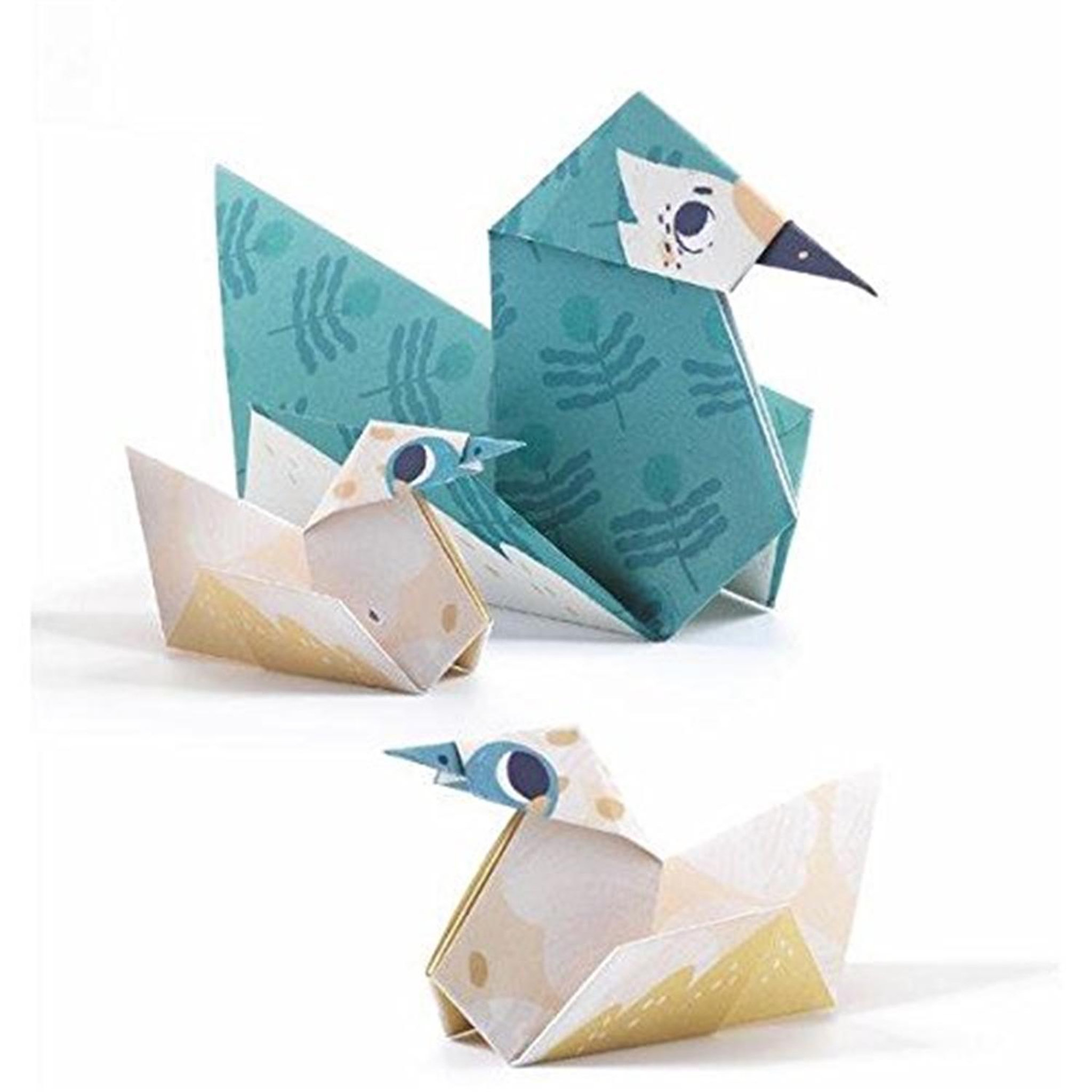 Voir la diapositive 2 : Djeco Pochette Origami Family Animaux