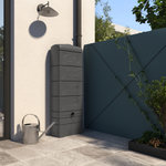 Belli Récupérateur d'eau mural Anthracite - 300L - DECO