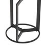 Voir la diapositive 3 : ATMOSPHERA Table d'Appoint Effet Marbre  Tusco  49cm Noir