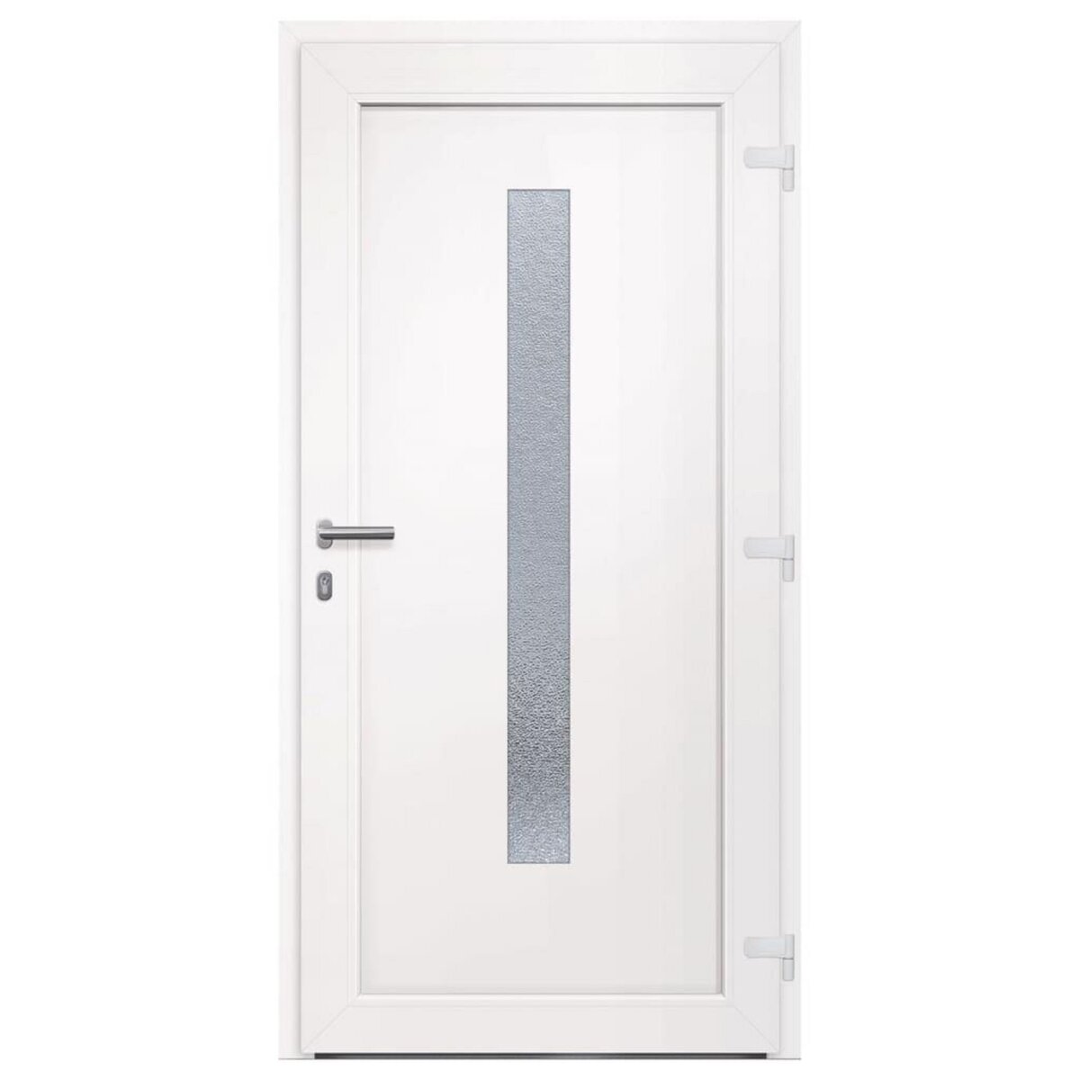 VIDAXL Porte d'entree Blanc 98x200 cm PVC