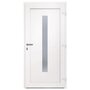 Voir la diapositive 5 : VIDAXL Porte d'entree Blanc 98x200 cm PVC