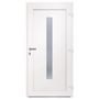 Voir la diapositive 5 : VIDAXL Porte d'entree Blanc 98x200 cm PVC