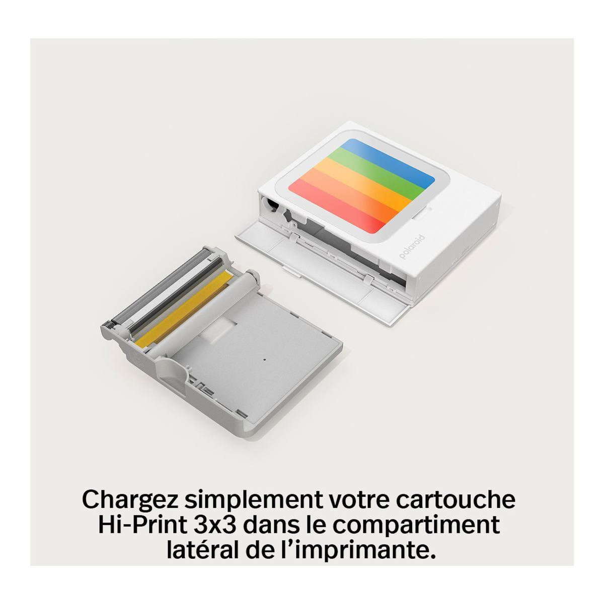 POLAROID Papier photo instantané Polaroid Hi Print 3x3 Paper Cartridge -