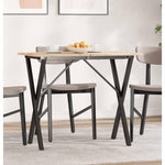 VIDAXL Pieds de table a manger cadre en X 80x40x73 cm acier