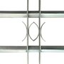 Voir la diapositive 3 : VIDAXL Grille reglable de securite de fenetres et 2 barres 700-1050 mm