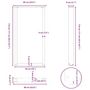 Voir la diapositive 6 : VIDAXL Pieds de table basse forme de U 2 pcs anthracite 60x(110-111)cm