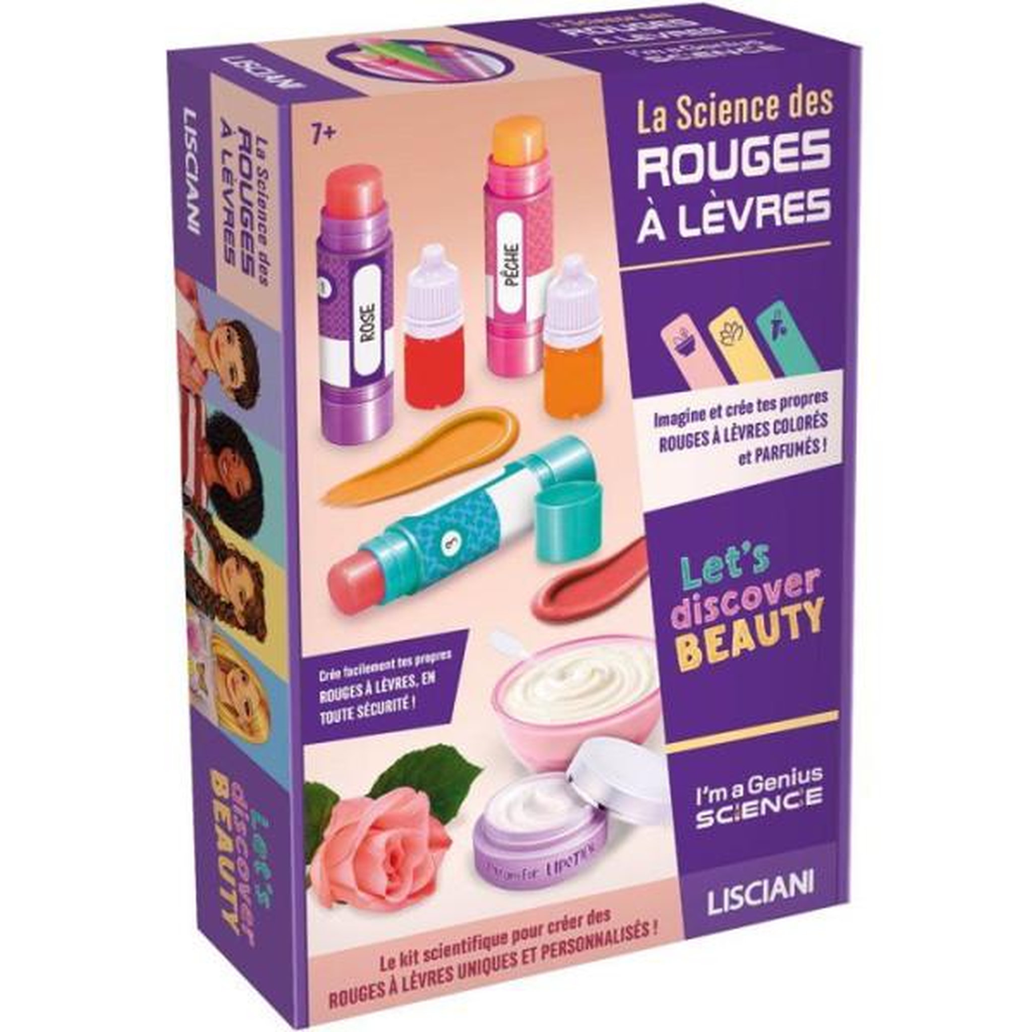 LISCIANI GIOCHI I'm A Genius La Science des Rouges à Lèvres - Coffret créatif - LISCIANI - Cosmétique DIY