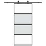 Voir la diapositive 2 : VIDAXL Porte coulissante avec kit de quincaillerie noir 90x205 cm