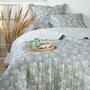 Voir la diapositive 1 : Lovely Casa Couvre lit boutis réversible 240x220 avec 2 taies NOVA