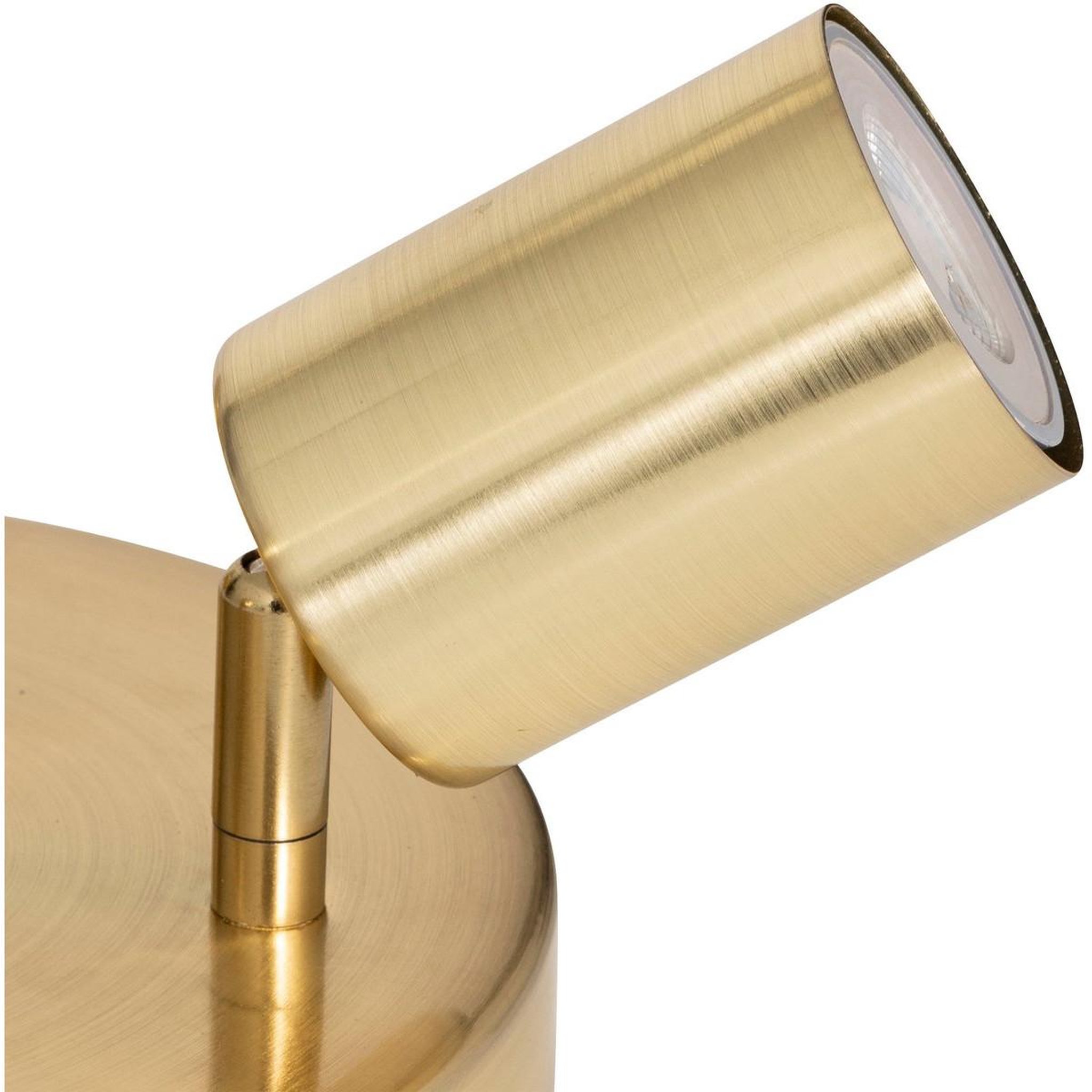Voir la diapositive 3 : ATMOSPHERA Plafonnier 3 spots orientables  vico  20cm doré