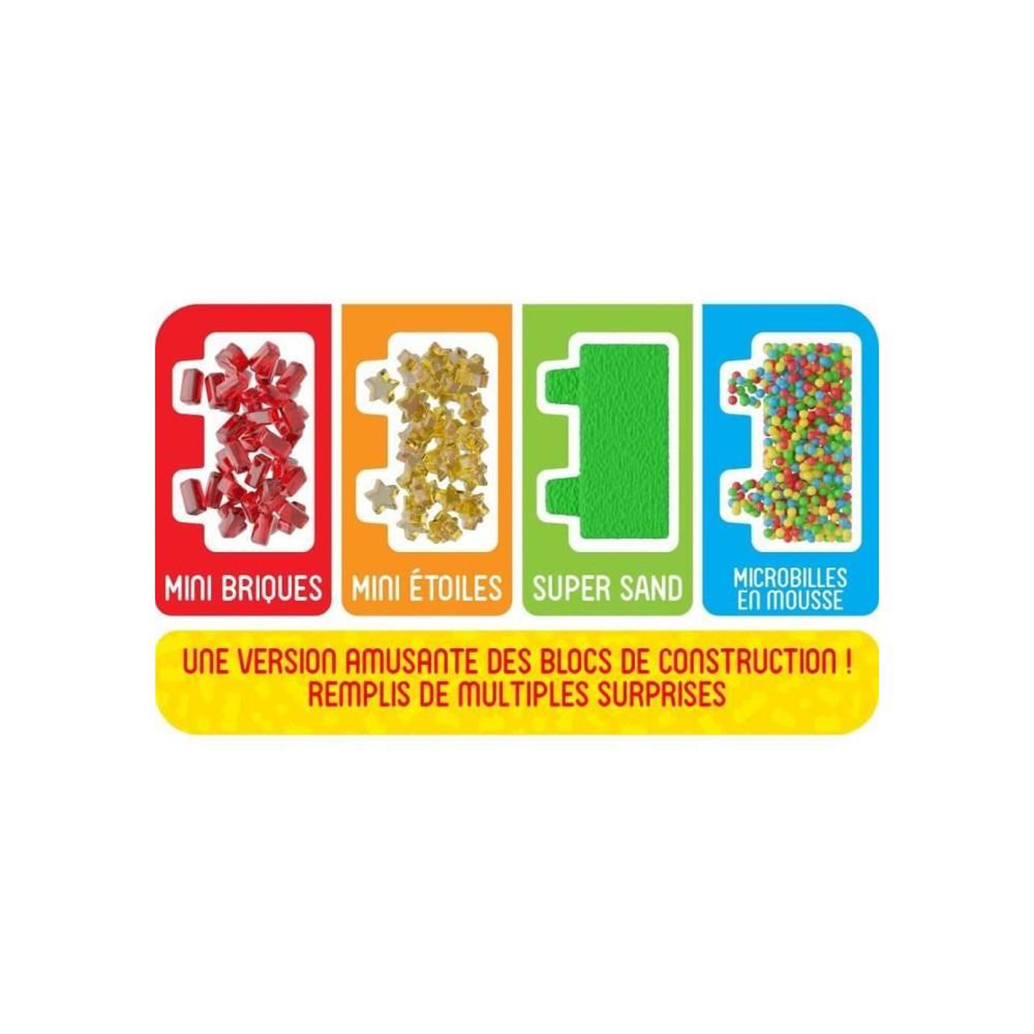 Voir la diapositive 3 : GOLIATH Coffret ferme - Jeu de construction - JELLY BLOX - GOLIATH - Briques souples et flexibles - Des 2 ans