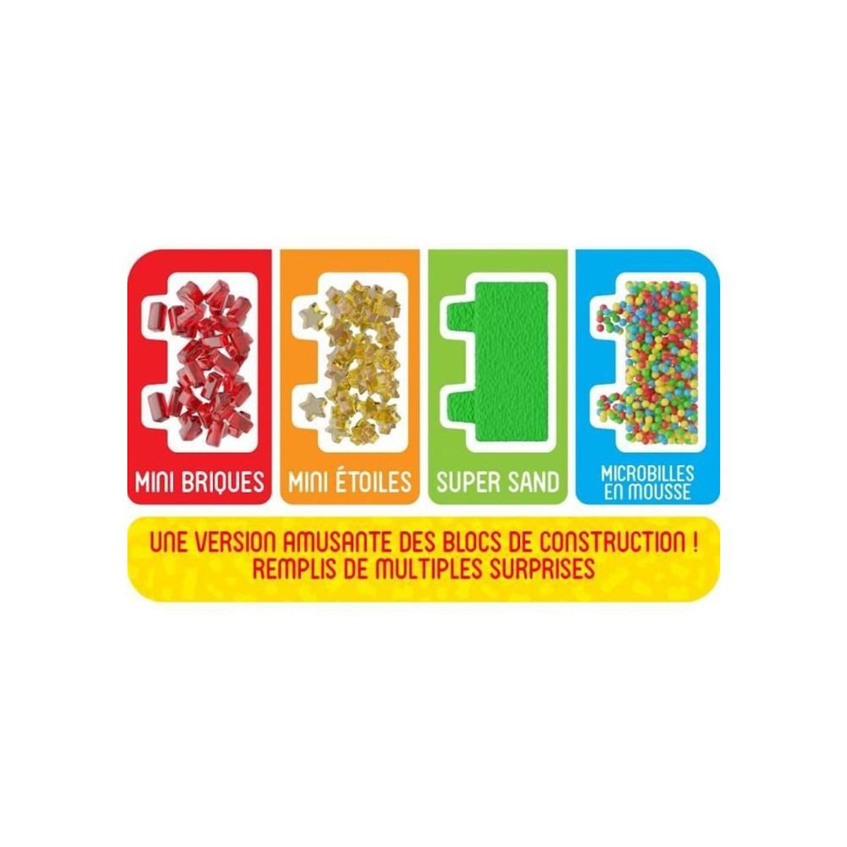 GOLIATH Coffret ferme - Jeu de construction - JELLY BLOX - GOLIATH - Briques souples et flexibles - Des 2 ans