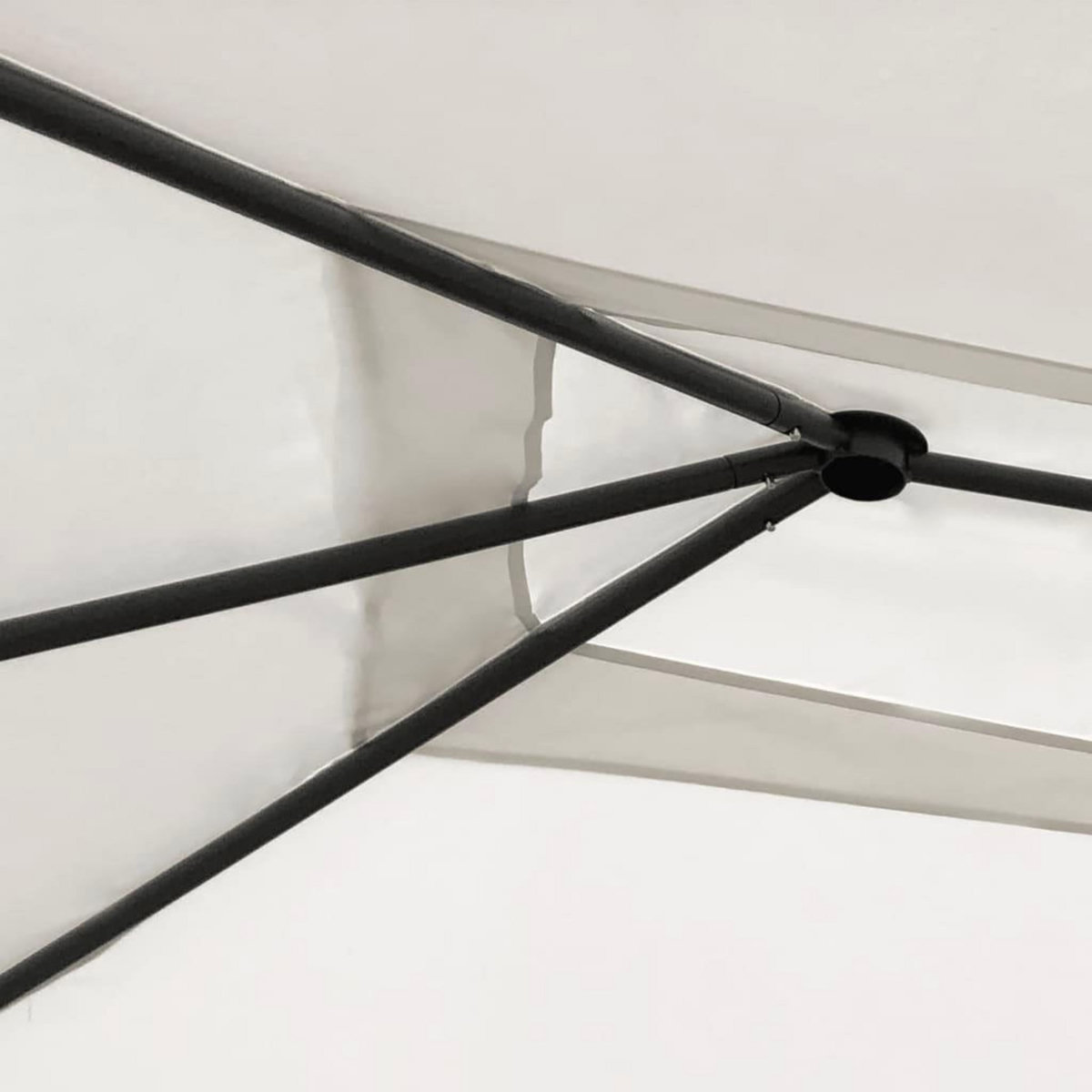 VIDAXL Belvedere 2,98x5,3x2,59 m Creme 160 g/m^2