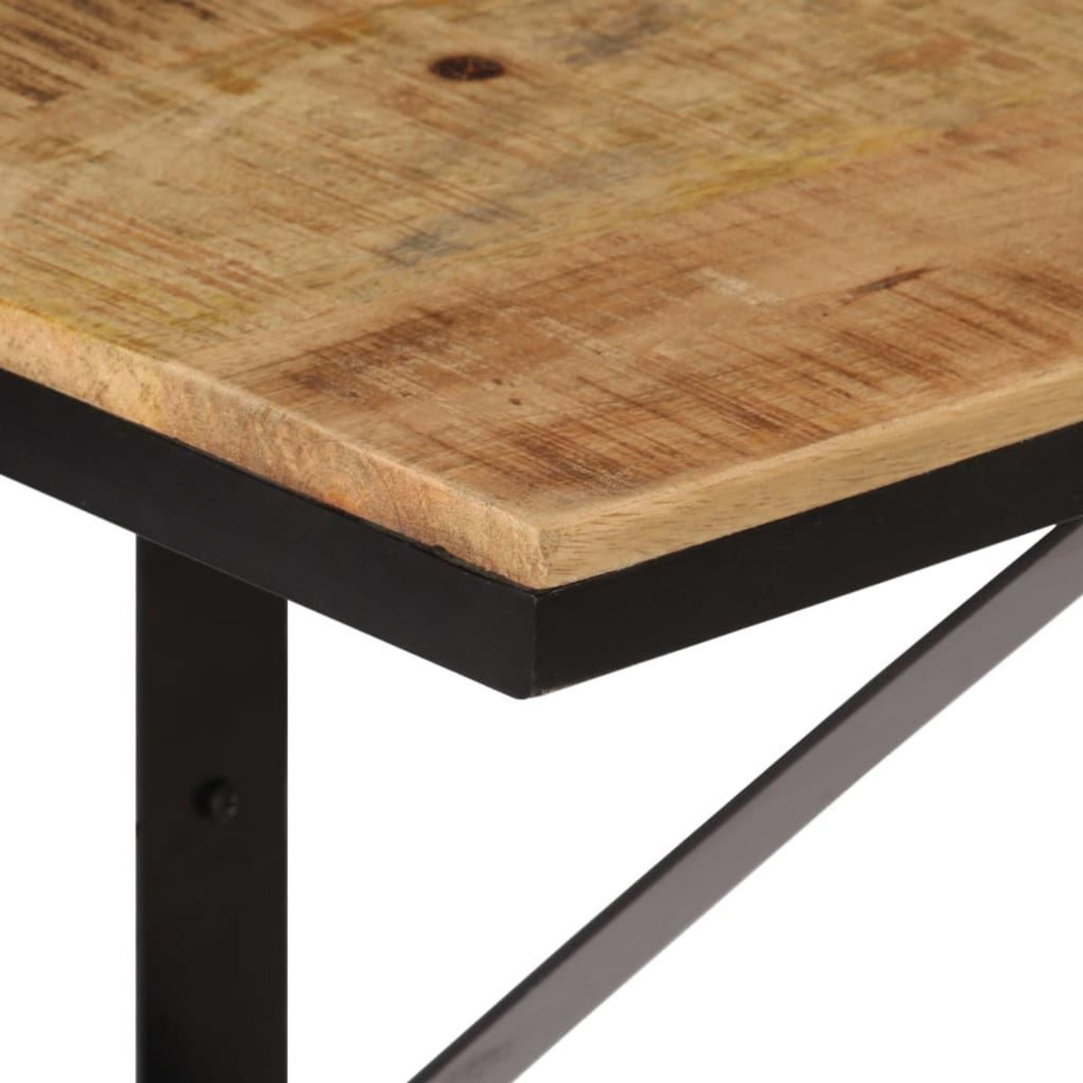 VIDAXL Etagere murale 40x30x32 cm bois massif de manguier et fer