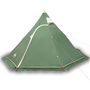 Voir la diapositive 2 : VIDAXL Tente de camping tipi 5 personnes vert impermeable