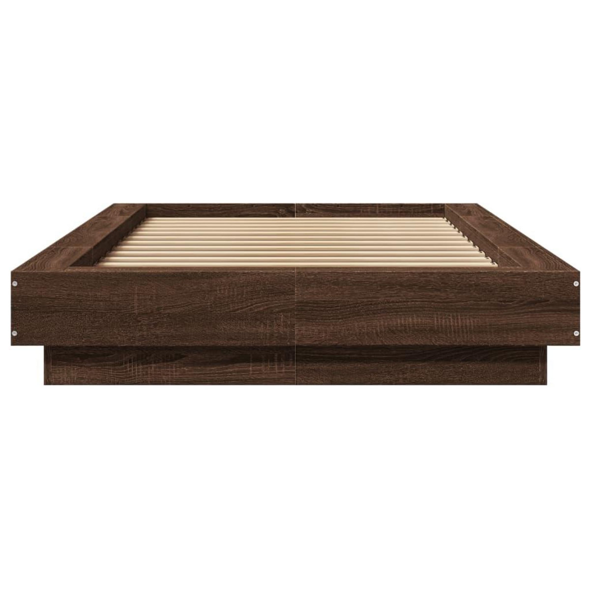 VIDAXL Cadre de lit avec lumieres LED sans matelas 75x190 cm